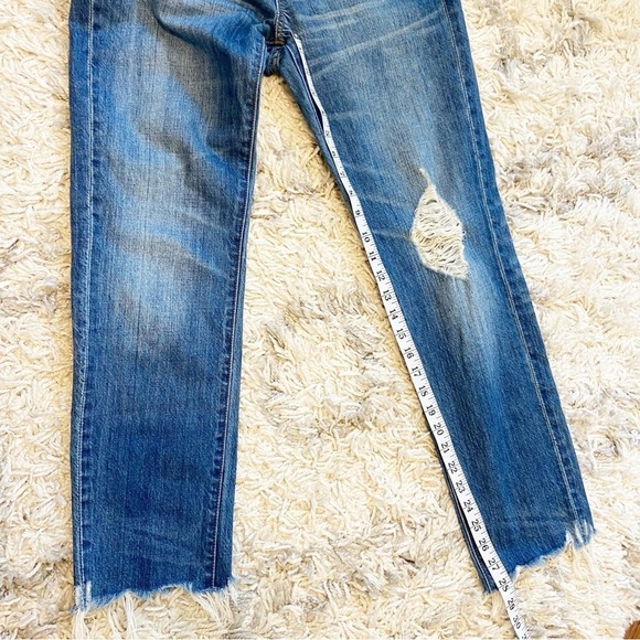Madewell | The Perfect Summer Jean Distressed Raw Hem Size 26 - Picture 13 of 13